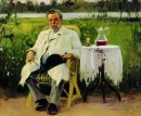 Portret van I E Tsvetkov 1905