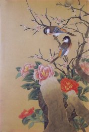 Pruim&Vogels - Chinees schilderij Pruim&Vogels - Chinees schilderij