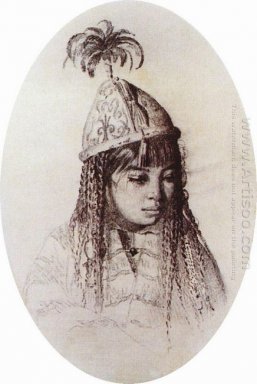 Kirgisische Mädchen