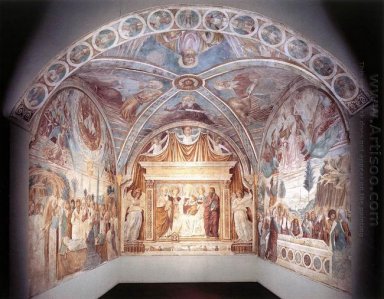 Algemeen beeld van de tabernakel van de Madonna Delle Tosse