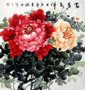 Peony - Pintura Chinesa