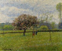floración de árboles de manzana en eragny 1888