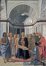 Madonna e criança com Saint 1472