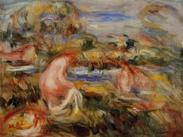 Dua Bathers Dalam Landscape 1919