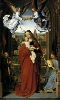 Vierge et l'Enfant avec quatre anges