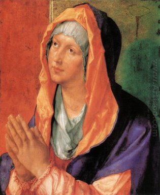 De maagd maria in gebed