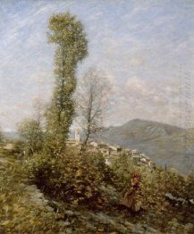 A Village Montanhês em Provence, França