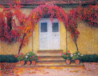L\'entrée de la porte en Marquayrol