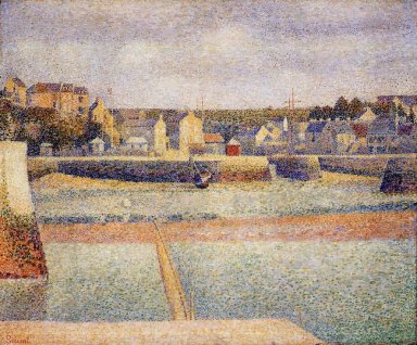 Port En Bessin Außenhafen Ebbe 1888