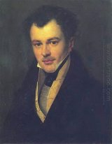 Porträt von M M Cherkasov 1827