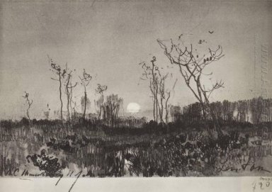 Paisaje con Luna