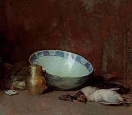 Ainda vida com urna de bronze