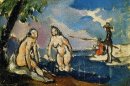 Bathers And Fisherman With A Line 1872