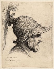 Capacete Com Tiras cruzadas curvo e Rosetas
