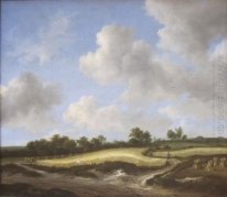 Landscape dengan Wheatfield