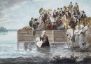 Un anabaptiste Immersion Philadelphie lors d'une tempête