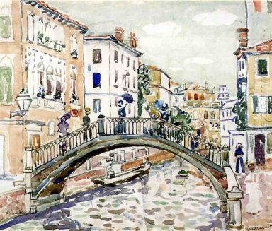 Kleine Brücke in Venedig