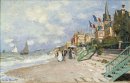 La promenade sur la plage de Trouville