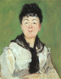Retrato de uma senhora com um fichu preto 1878