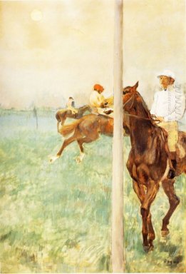jockeys avant le début de flagpoll 1879