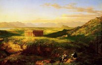 Templet Segesta med konstnären Skissa 1843