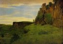 Civita Castellana Gebäude hoch in den Felsen La Porta San Salva