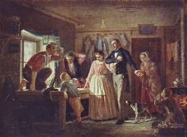 Uppvakta en officiell till sin dotter Tailor 1862