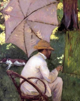 De schilder Onder Zijn Parasol