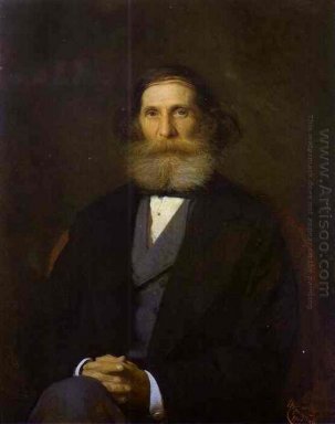 Porträt des Künstlers Nikolay Bogoliubov 1876