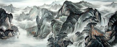 Montaña y agua - la pintura china