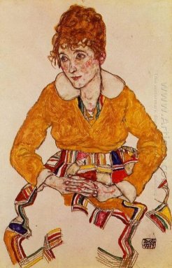 Portret van de kunstenaar s vrouw 1917