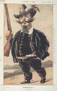 Soberanos no 70 Caricatura de Victor Emmanuel M II de Itália