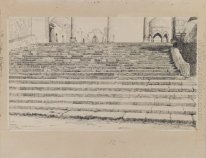Escadaria da Corte Haram 1889