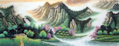 Montagne et de l\'eau - peinture chinoise