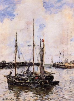 Entrance To The Port Of Trouville 1894