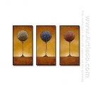 Dipinti a mano olio pittura astratta - set di 3