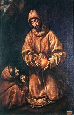 St Francis And Brother Rufus 1606