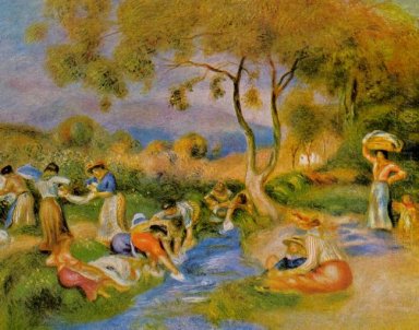 Laundresses Di Cagnes 1912