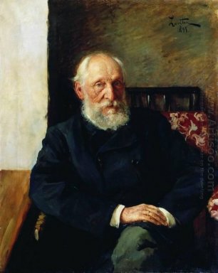 Portrait Of Nikolay Panafidin 1891