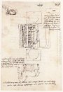 Manuscrito Página en el monumento Sforza