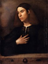 Stående av en ungdoms Antonio Broccardo 1500