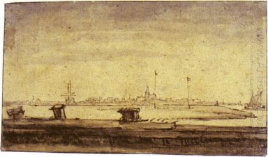 Schellingwou From The Diemerdijk gesehen