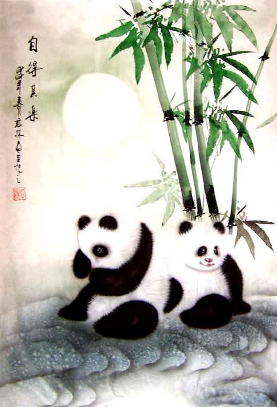 550 Gambar Hewan Panda Lukisan Gratis Terbaru