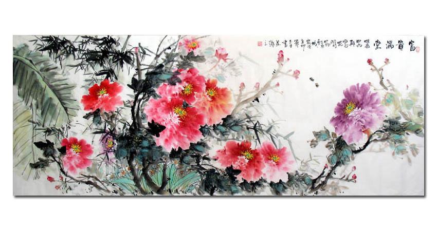 Chinese Flowers Painting