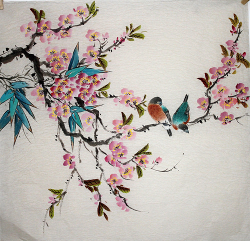 Chinese flower and bird painting 