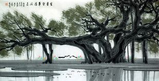 Big Banyan - peinture chinoise