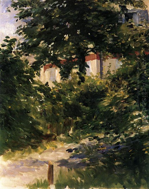 a corner of the garden in rueil 1882