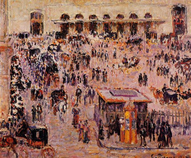 cour du havre Gare Saint-Lazare 1893