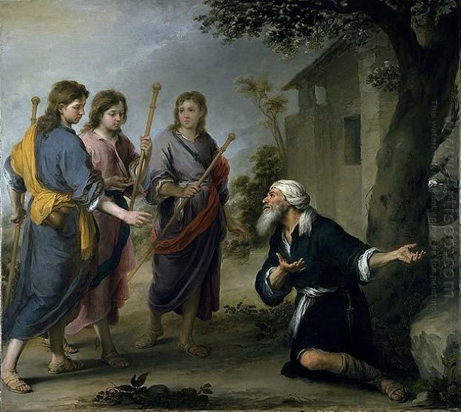 Abraham Receiving The Three Angels 1667