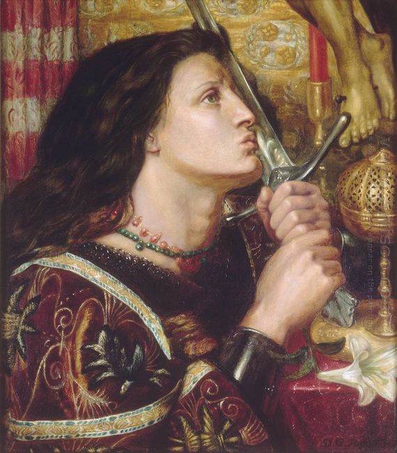 Joan Of Arc Beijos a espada da Libertação 1863